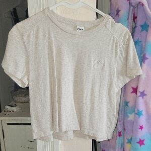 PINK Victoria's Secret Sand Crop Top, Medium